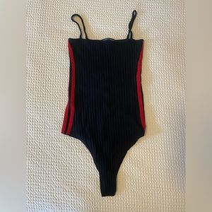 Brandy Melville Ribbed Bodysuit - One Size